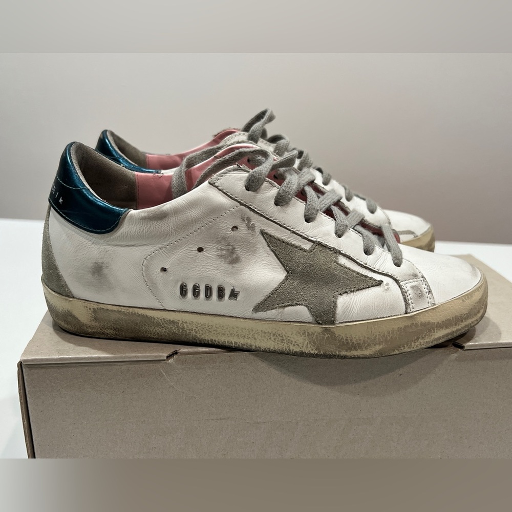 Golden Goose Super-Star Leather Sneakers